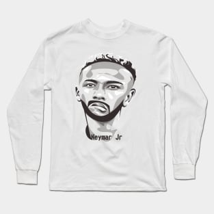 Neymar on Caricature Long Sleeve T-Shirt